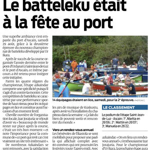 Article dans Sud ouest